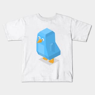 Funny animal - Curious bird Kids T-Shirt